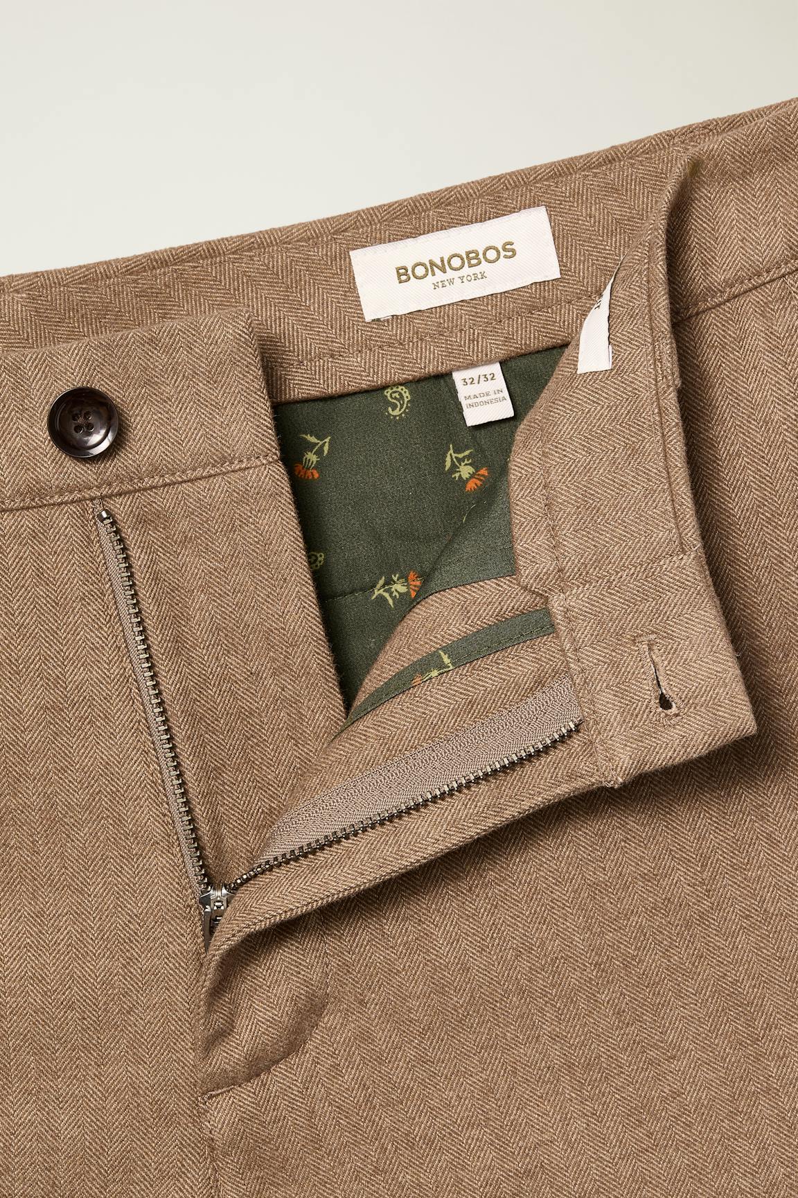 Bonobos Brushed Herringbone Chino