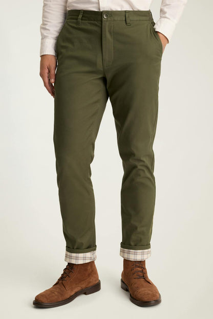Bonobos Fireside Flannel Lined Chinos