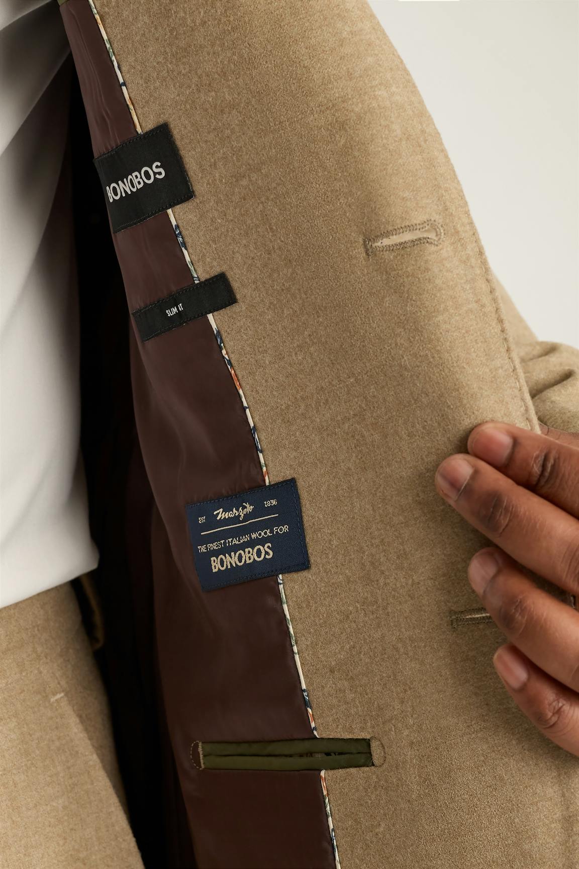 Bonobos Jetsetter Italian Brushed Wool Blazer